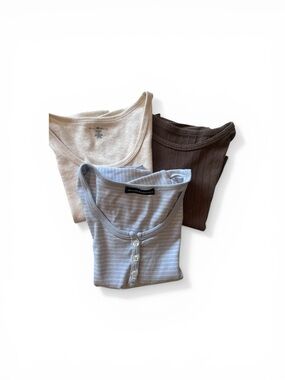 Set of 3 Brandy Melville Tops- OS